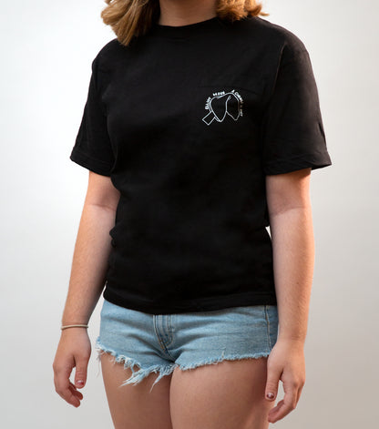 Fortune Cookie Pocket Tee [Black]