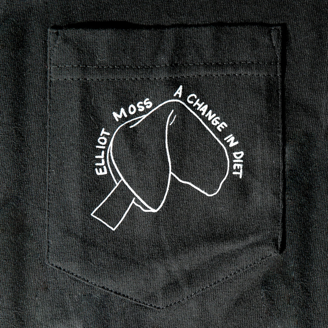 Fortune Cookie Pocket Tee [Black]